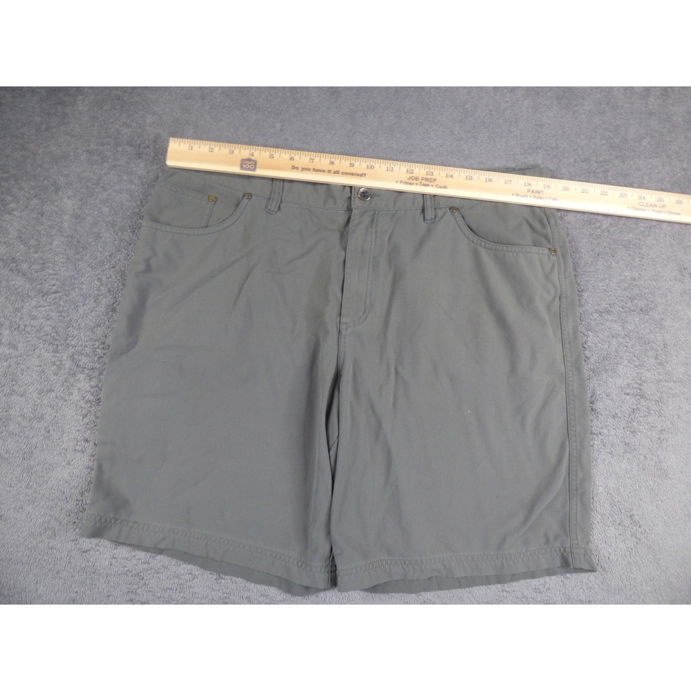 Royal Robbins Mens Gray Canvas Hiking Shorts Size 40 Nylon Outdoor Utility - Picture 5 of 8